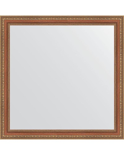 Зеркало Evoform Definite 75х75 BY 3235 в багетной раме - Бронзовые бусы на дереве 60 мм