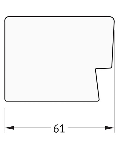 Зеркало Evoform Definite 74х74 BY 3236 в багетной раме - Алюминий 61 мм