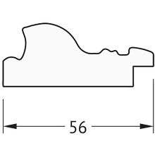 Зеркало Evoform Definite 74х74 BY 3233 в багетной раме - Виньетка состаренная бронза 56 мм