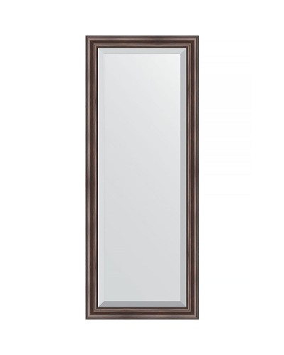 Зеркало Evoform Exclusive 141х56 BY 1164 с фацетом в багетной раме - Палисандр 62 мм
