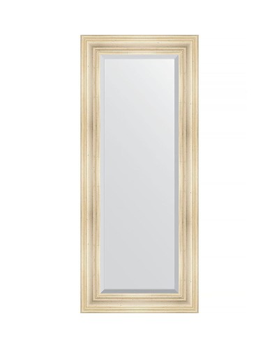 Зеркало Evoform Exclusive 139х59 BY 3523 с фацетом в багетной раме - Травленое серебро 99 мм