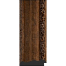 Зеркало Evoform Exclusive 142х62 BY 3533 с фацетом в багетной раме - Состаренная бронза с орнаментом 120 мм