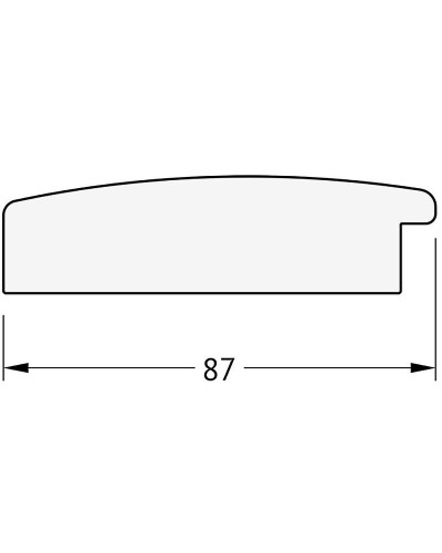 Зеркало Evoform Exclusive 156х66 BY 1191 с фацетом в багетной раме - Травленое золото 87 мм