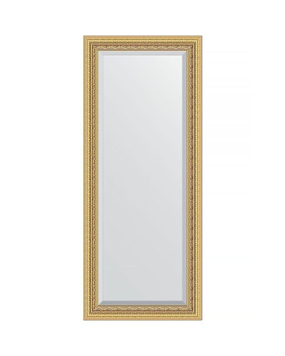 Зеркало Evoform Exclusive 155х65 BY 1284 с фацетом в багетной раме - Сусальное золото 80 мм