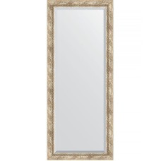 Зеркало Evoform Exclusive 153х63 BY 3563 с фацетом в багетной раме - Прованс с плетением 70 мм