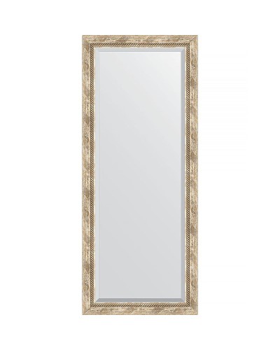 Зеркало Evoform Exclusive 153х63 BY 3563 с фацетом в багетной раме - Прованс с плетением 70 мм