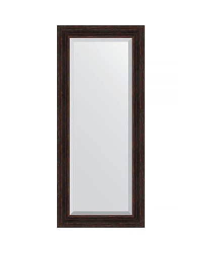 Зеркало Evoform Exclusive 159х69 BY 3577 с фацетом в багетной раме - Темный прованс 99 мм