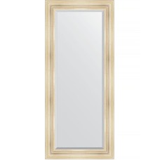 Зеркало Evoform Exclusive 159х69 BY 3575 с фацетом в багетной раме - Травленое серебро 99 мм