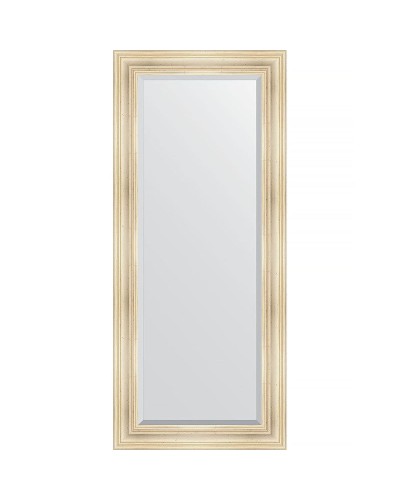 Зеркало Evoform Exclusive 159х69 BY 3575 с фацетом в багетной раме - Травленое серебро 99 мм