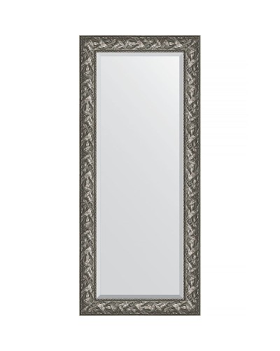 Зеркало Evoform Exclusive 159х69 BY 3572 с фацетом в багетной раме - Византия серебро 99 мм
