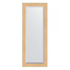 Зеркало Evoform Exclusive 131х51 BY 1153 с фацетом в багетной раме - Сосна 62 мм