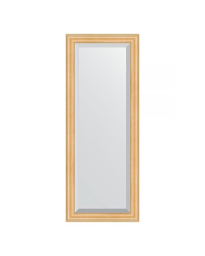 Зеркало Evoform Exclusive 131х51 BY 1153 с фацетом в багетной раме - Сосна 62 мм