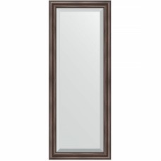 Зеркало Evoform Exclusive 131х51 BY 1154 с фацетом в багетной раме - Палисандр 62 мм