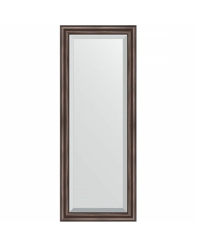 Зеркало Evoform Exclusive 131х51 BY 1154 с фацетом в багетной раме - Палисандр 62 мм