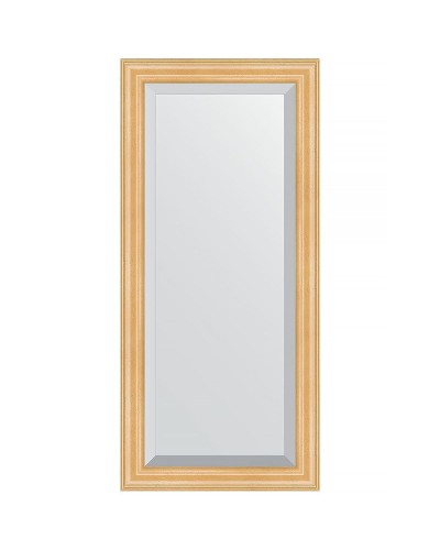 Зеркало Evoform Exclusive 111х51 BY 1143 с фацетом в багетной раме - Сосна 62 мм