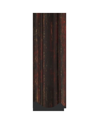 Зеркало Evoform Exclusive 109х79 BY 3473 с фацетом в багетной раме - Темный прованс 99 мм