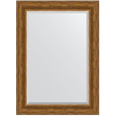 Зеркало Evoform Exclusive 109х79 BY 3472 с фацетом в багетной раме - Травленая бронза 99 мм