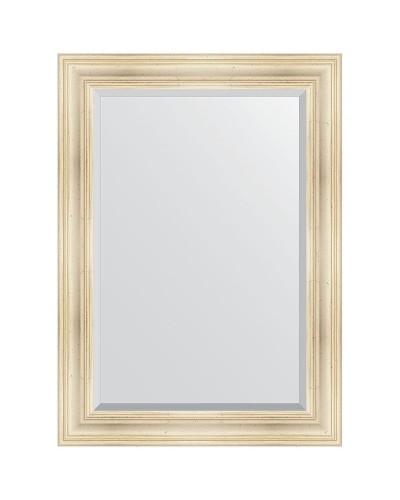 Зеркало Evoform Exclusive 109х79 BY 3471 с фацетом в багетной раме - Травленое серебро 99 мм