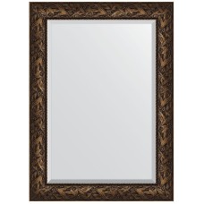 Зеркало Evoform Exclusive 109х79 BY 3469 с фацетом в багетной раме - Византия бронза 99 мм