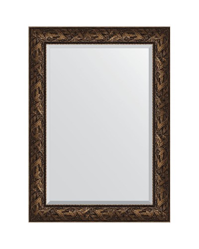 Зеркало Evoform Exclusive 109х79 BY 3469 с фацетом в багетной раме - Византия бронза 99 мм