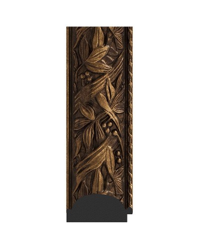 Зеркало Evoform Exclusive 109х79 BY 3469 с фацетом в багетной раме - Византия бронза 99 мм