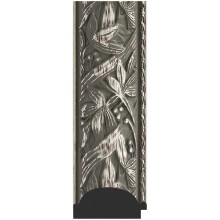 Зеркало Evoform Exclusive 109х79 BY 3468 с фацетом в багетной раме - Византия серебро 99 мм