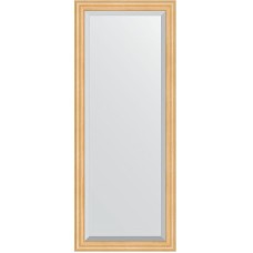 Зеркало Evoform Exclusive 151х61 BY 1183 с фацетом в багетной раме - Сосна 62 мм