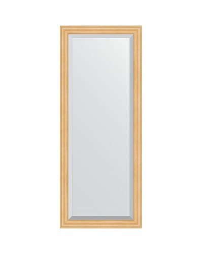 Зеркало Evoform Exclusive 151х61 BY 1183 с фацетом в багетной раме - Сосна 62 мм