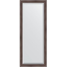 Зеркало Evoform Exclusive 151х61 BY 1184 с фацетом в багетной раме - Палисандр 62 мм