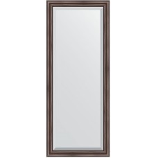 Зеркало Evoform Exclusive 151х61 BY 1184 с фацетом в багетной раме - Палисандр 62 мм