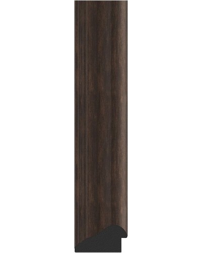 Зеркало Evoform Exclusive 151х61 BY 1184 с фацетом в багетной раме - Палисандр 62 мм