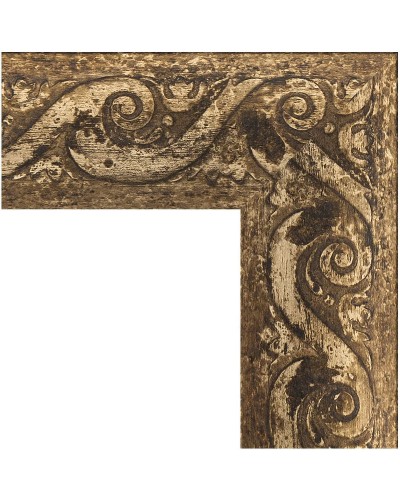 Зеркало Evoform Exclusive 146х61 BY 1269 с фацетом в багетной раме - Фреска 84 мм