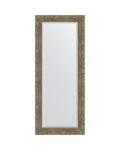 Зеркало Evoform Exclusive 145х60 BY 3541 с фацетом в багетной раме - Виньетка античная латунь 85 мм