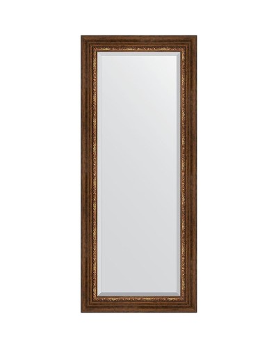 Зеркало Evoform Exclusive 146х61 BY 3543 с фацетом в багетной раме - Римская бронза 88 мм
