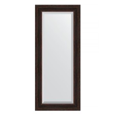 Зеркало Evoform Exclusive 149х64 BY 3551 с фацетом в багетной раме - Темный прованс 99 мм