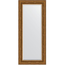 Зеркало Evoform Exclusive 149х64 BY 3550 с фацетом в багетной раме - Травленая бронза 99 мм