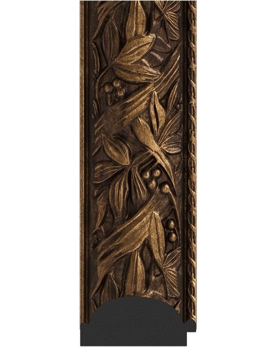 Зеркало Evoform Exclusive 149х64 BY 3547 с фацетом в багетной раме - Византия бронза 99 мм