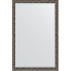 Зеркало Evoform Exclusive 173х113 BY 1216 с фацетом в багетной раме - Серебряный бамбук 73 мм