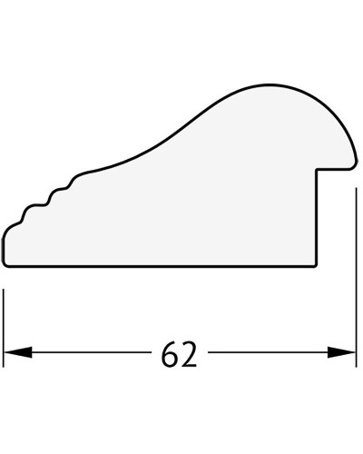 Зеркало Evoform Exclusive 171х111 BY 1214 с фацетом в багетной раме - Палисандр 62 мм