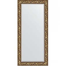 Зеркало Evoform Exclusive 169х79 BY 3597 с фацетом в багетной раме - Византия золото 99 мм