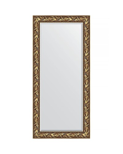 Зеркало Evoform Exclusive 169х79 BY 3597 с фацетом в багетной раме - Византия золото 99 мм