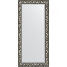 Зеркало Evoform Exclusive 169х79 BY 3598 с фацетом в багетной раме - Византия серебро 99 мм