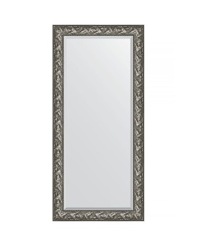 Зеркало Evoform Exclusive 169х79 BY 3598 с фацетом в багетной раме - Византия серебро 99 мм