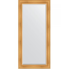 Зеркало Evoform Exclusive 169х79 BY 3600 с фацетом в багетной раме - Травленое золото 99 мм