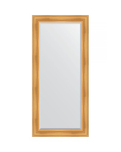 Зеркало Evoform Exclusive 169х79 BY 3600 с фацетом в багетной раме - Травленое золото 99 мм