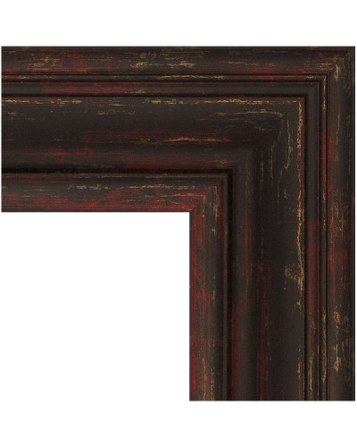 Зеркало Evoform Exclusive 169х79 BY 3603 с фацетом в багетной раме - Темный прованс 99 мм