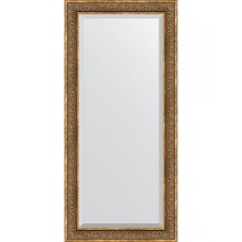 Зеркало Evoform Exclusive 169х79 BY 3604 с фацетом в багетной раме - Вензель бронзовый 101 мм