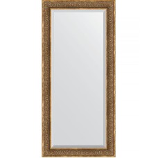 Зеркало Evoform Exclusive 169х79 BY 3604 с фацетом в багетной раме - Вензель бронзовый 101 мм