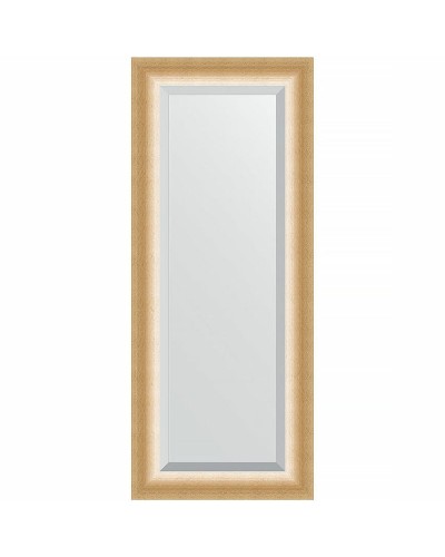 Зеркало Evoform Exclusive 136х56 BY 1161 с фацетом в багетной раме - Травленое золото 87 мм