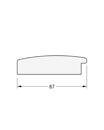 Зеркало Evoform Exclusive 136х56 BY 1161 с фацетом в багетной раме - Травленое золото 87 мм